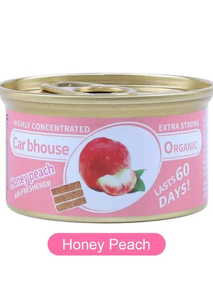 Car Air Freshener Bubble Gum Scent Organic Cans Odor Eliminator