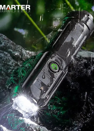 Telescopic Zoom Tactical Flashlights Rechargeable LED Torch 4 Lighting