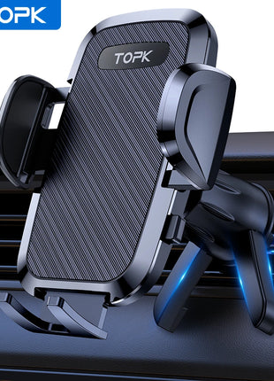 TOPK Universal Car Bracket Gravity Auto Phone Holder Car Air Vent Clip