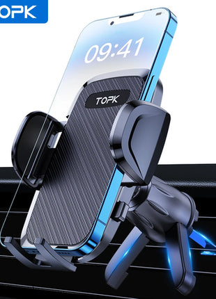 TOPK Universal Car Bracket Gravity Auto Phone Holder Car Air Vent Clip