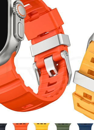 URVOI FKM fluoroelastomer rubber Strap for Apple Watch Ultra 3 2