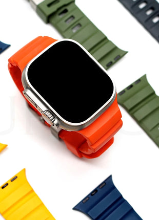 URVOI FKM fluoroelastomer rubber Strap for Apple Watch Ultra 3 2