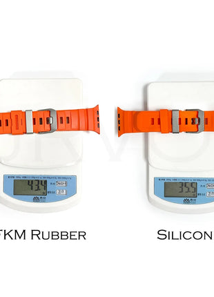 URVOI FKM fluoroelastomer rubber Strap for Apple Watch Ultra 3 2