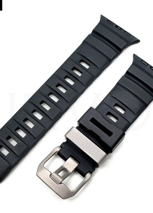 URVOI FKM fluoroelastomer rubber Strap for Apple Watch Ultra 3 2