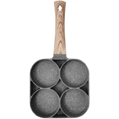 1 PCS Maifan Stone Four-Hole Omelette Pan Bottom Nonstick Egg Pan Mini
