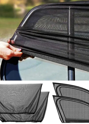 1Pair Car Window Sunshade Mesh Auto Rear Side Window Car Styling