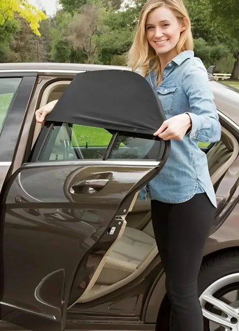 1Pair Car Window Sunshade Mesh Auto Rear Side Window Car Styling