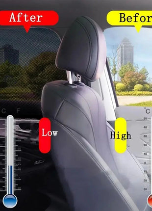 1Pair Car Window Sunshade Mesh Auto Rear Side Window Car Styling