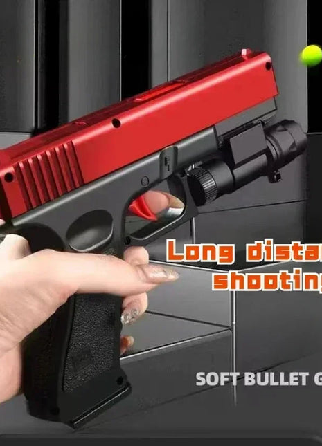 Soft Bullet Airsoft Pistol Manual G17 Toy Gun Lower Magazine With