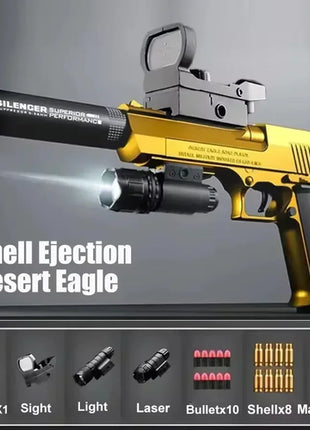 Soft Bullet Airsoft Pistol Manual G17 Toy Gun Lower Magazine With