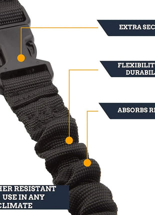 Tactical Gun Sling Military Shooting Adjustable 3 Point Bungee Airsoft