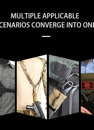 Tactical Gun Sling Military Shooting Adjustable 3 Point Bungee Airsoft