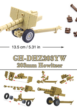 WW2 88mm Flak Gun Cannon Rocket Artillery Military Army War Weapon