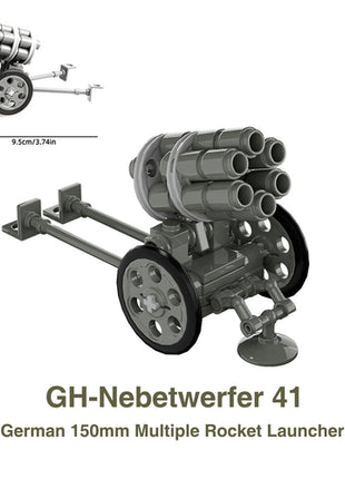 WW2 88mm Flak Gun Cannon Rocket Artillery Military Army War Weapon