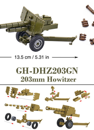 WW2 88mm Flak Gun Cannon Rocket Artillery Military Army War Weapon