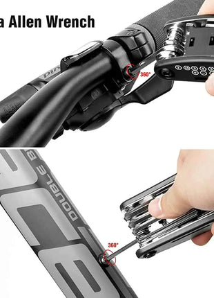 Multi Fuctional Tool 16 in 1 - Bike Tool Kit - Repair Kit for Bike,