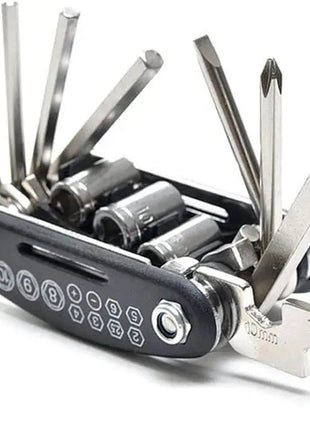 Multi Fuctional Tool 16 in 1 - Bike Tool Kit - Repair Kit for Bike,