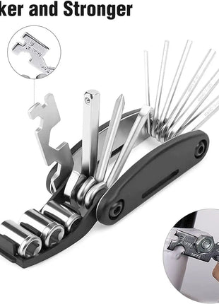 Multi Fuctional Tool 16 in 1 - Bike Tool Kit - Repair Kit for Bike,