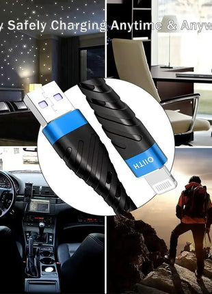 3A Fast Charging USB Cable For iPhone 11 12 13 14 Pro X XS Max 6 7 8