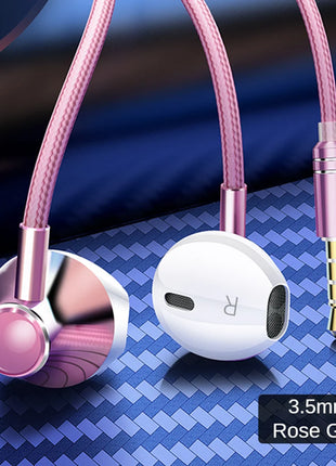 9D Bass Stereo Type C&3.5mm Headphones Volume Control Headset With HD