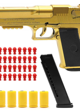 Continuous Shot Mechanical Auto Desert Eagle Airsoft Toy Gun Ejecting