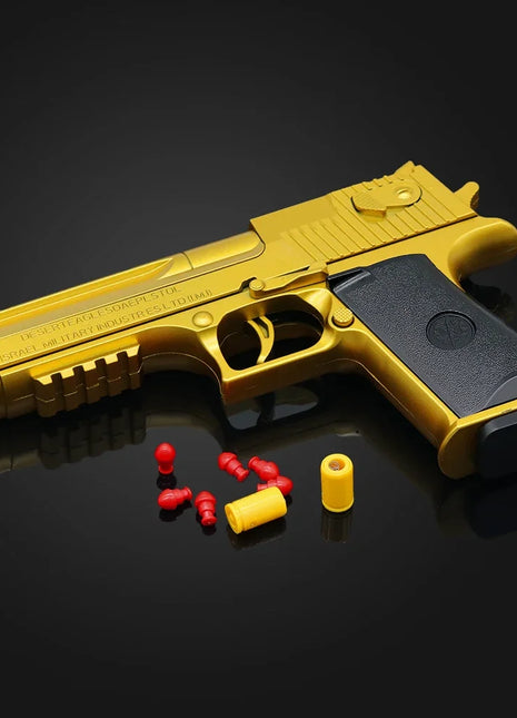 Continuous Shot Mechanical Auto Desert Eagle Airsoft Toy Gun Ejecting