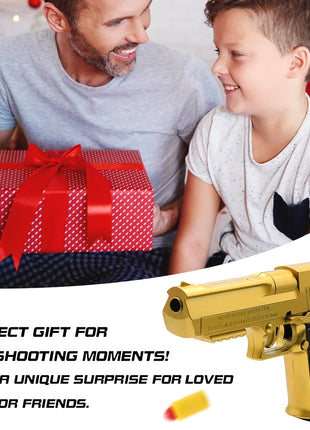 Continuous Shot Mechanical Auto Desert Eagle Airsoft Toy Gun Ejecting