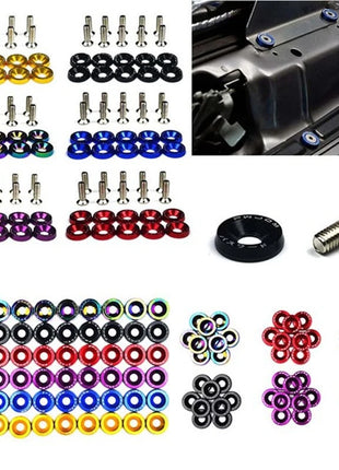 EAFC 10PCS M6x20 Car Styling Universal Modification JDM  Hexagonal