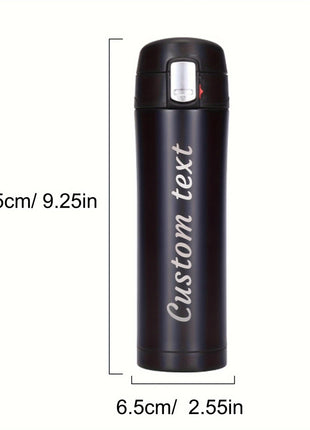Personalized Laser Engraved Name Insulated Bottle with Lock Lid