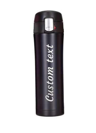 Personalized Laser Engraved Name Insulated Bottle with Lock Lid