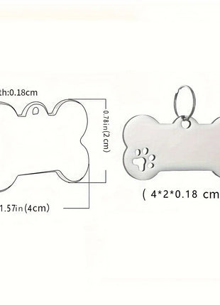 Personalized Engraved High Quality Dog Cat Tags with Name and Phone