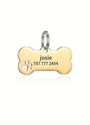 Personalized Engraved High Quality Dog Cat Tags with Name and Phone