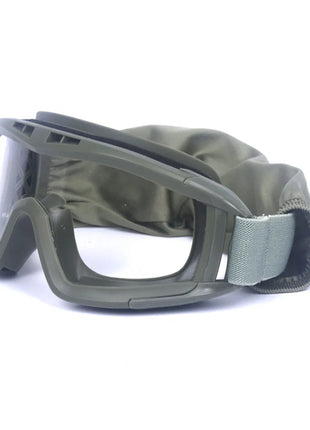 JSJM Airsoft Tactical Goggles 3 Lens Windproof Dustproof Shooting