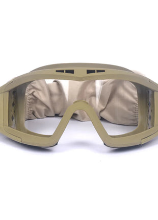 JSJM Airsoft Tactical Goggles 3 Lens Windproof Dustproof Shooting