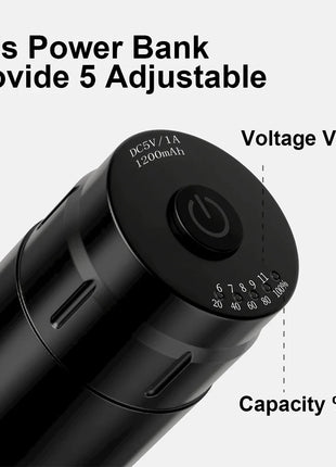 Professional Mini Rocket Tattoo Machine Set Japan Motor Wireless