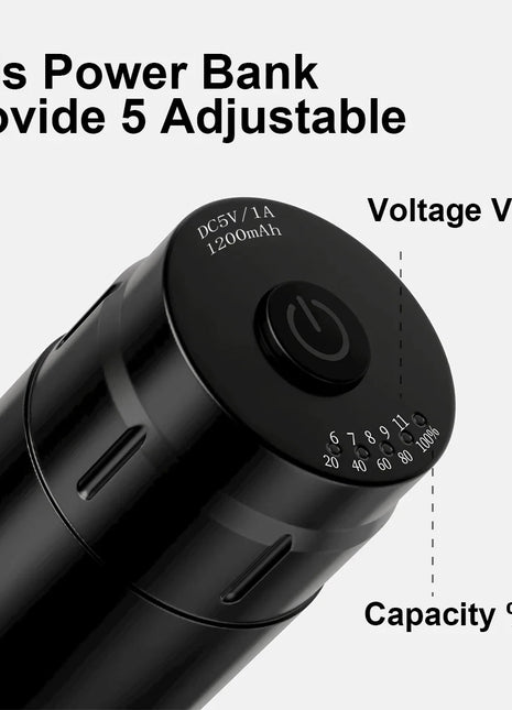 Professional Mini Rocket Tattoo Machine Set Japan Motor Wireless