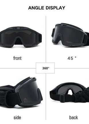 Explosion Proof Shooting Tactical Goggles Anti-impact CS War Game