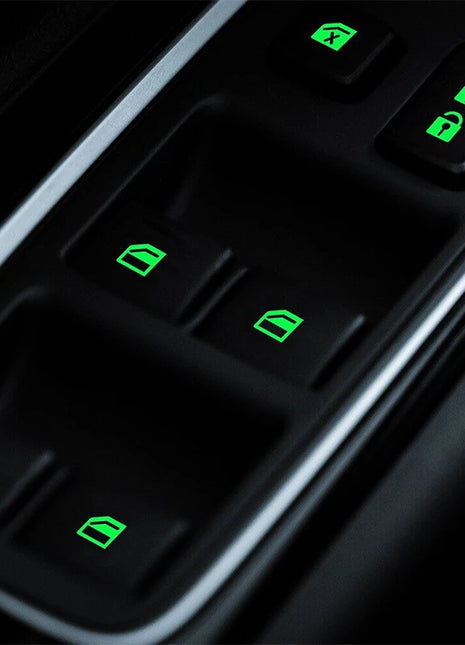 18 pcs/set Luminous Automobile Interior Stickers Universal Car Windows