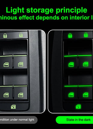 18 pcs/set Luminous Automobile Interior Stickers Universal Car Windows