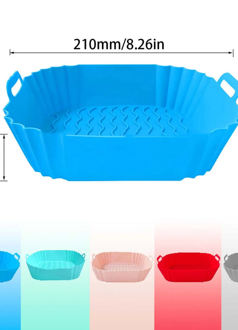Air Fryer Silicone Liners Pot,Airfryer Basket Cooking Gadgets