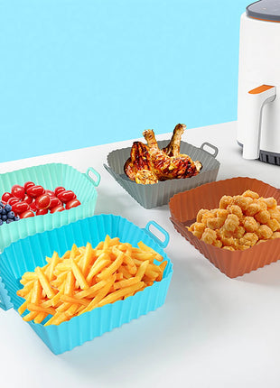Air Fryer Silicone Liners Pot,Airfryer Basket Cooking Gadgets