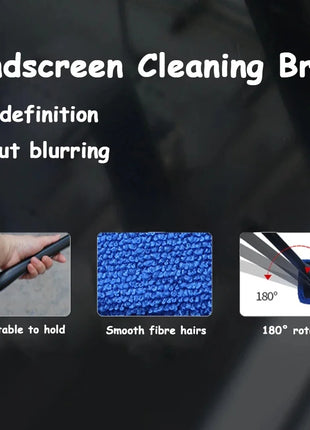 Car Front Windshield Defogging Brush Dust Removal Car Cleaning Tool