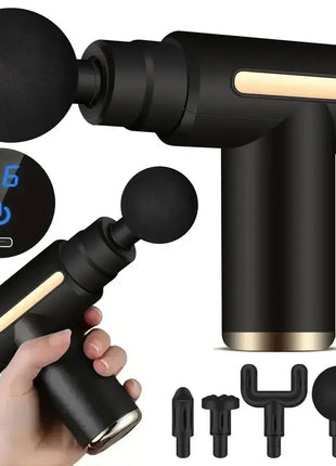 Mini Massage Gun Muscle Massager With 6 Speeds Type-C Charging
