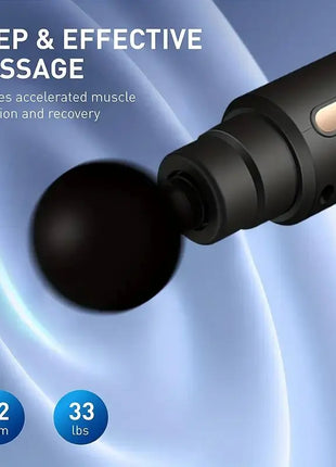 Mini Massage Gun Muscle Massager With 6 Speeds Type-C Charging