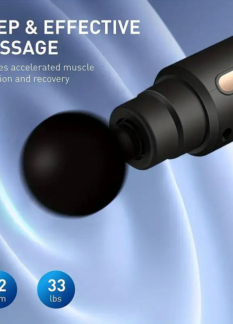 Mini Massage Gun Muscle Massager With 6 Speeds Type-C Charging