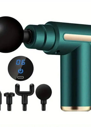 Mini Massage Gun Muscle Massager With 6 Speeds Type-C Charging