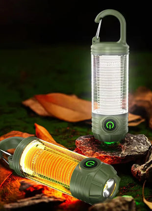 Multi Functional Outdoor LED Camping Lights Rechargeable Flashlights