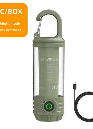 Multi Functional Outdoor LED Camping Lights Rechargeable Flashlights