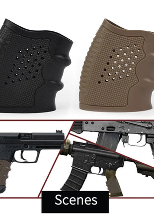 Pistol Rubber Grip Glove Cover Sleeve Anti Slip Handguns For Glock