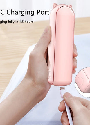 Portable Folding Electric Fan 3-in-1 Mini Handheld Cooling Fan